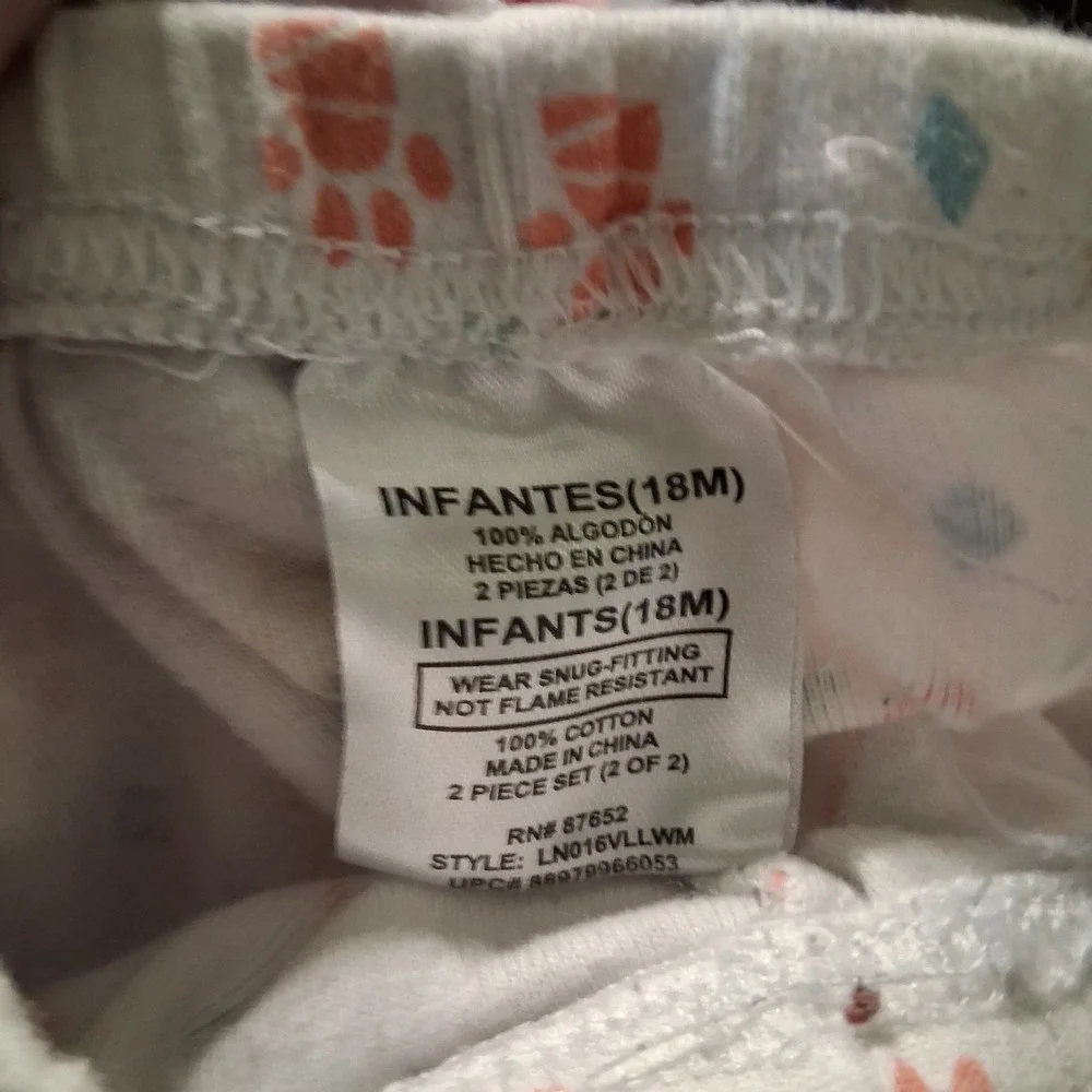 Disney Lion King Baby Girl Nala‎ Pajama Set 18 Mos EUC